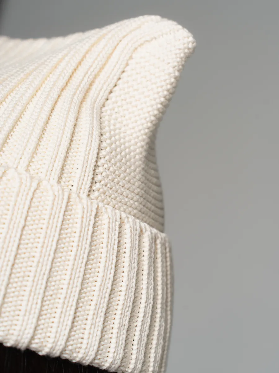 Шапка женская осенняя-весенняя тонкая с ушками