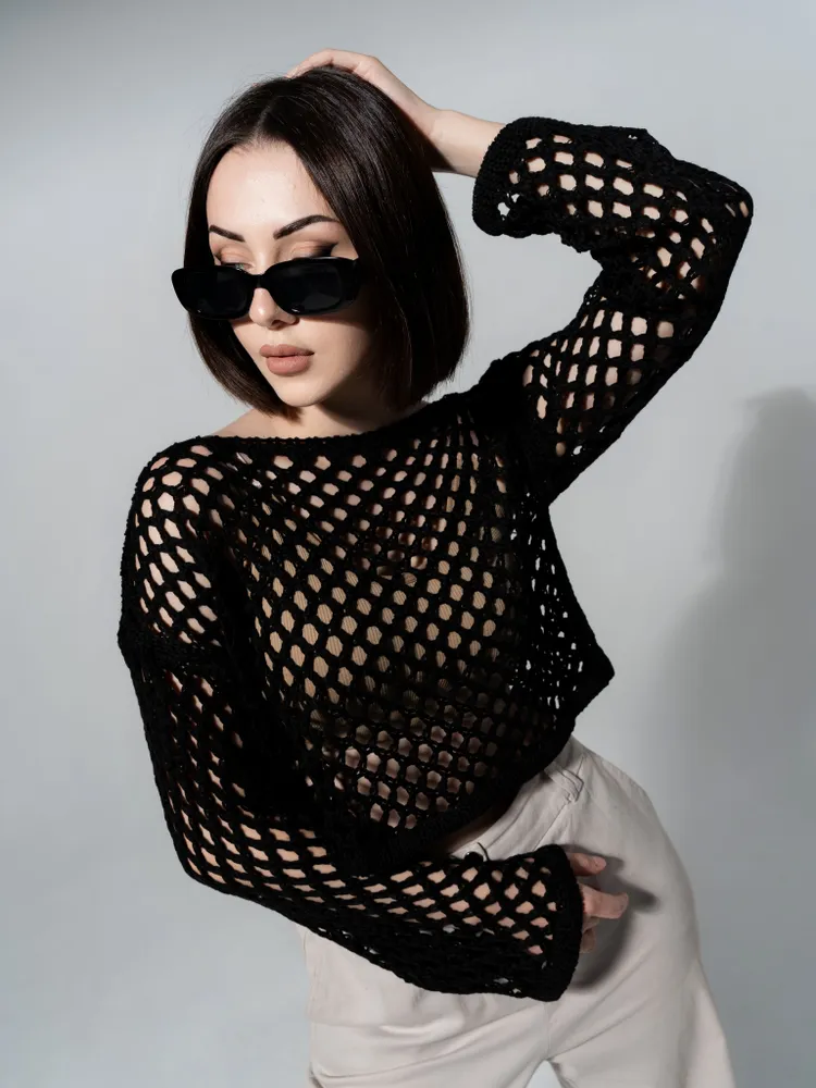 Лонгслив Horiv черный