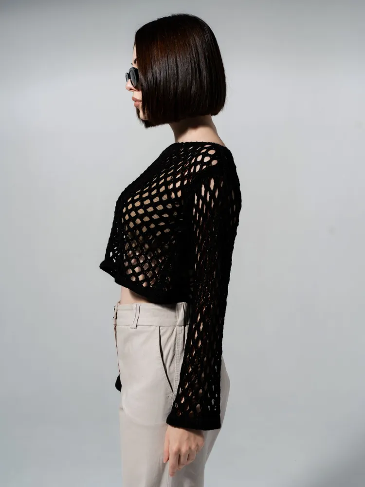 Лонгслив Horiv черный