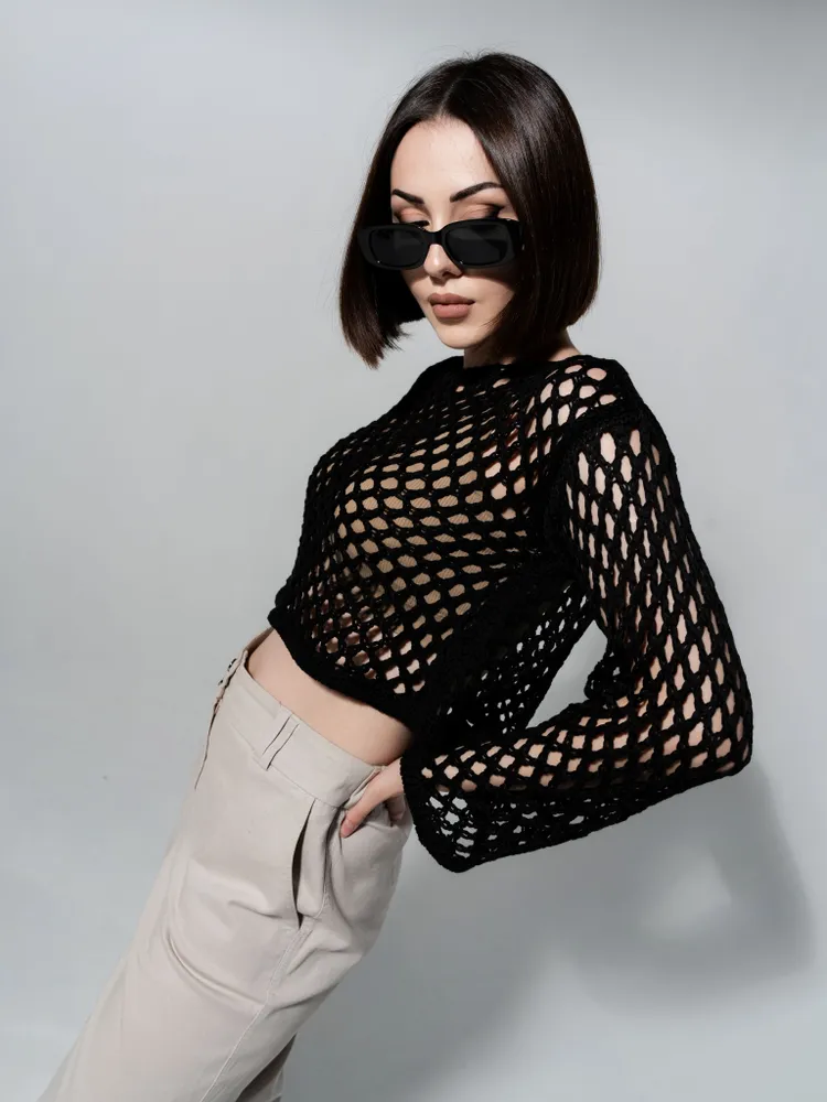 Лонгслив Horiv черный