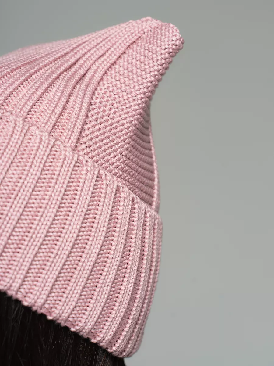 Шапка женская осенняя-весенняя тонкая с ушками