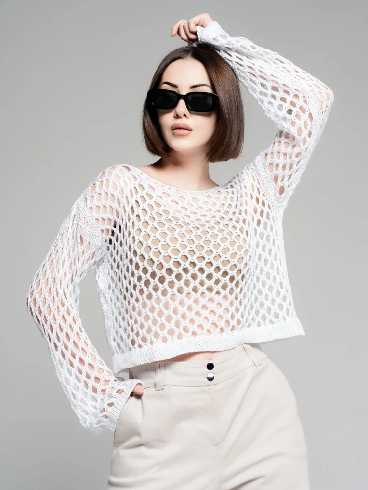 Лонгслив Horiv белый