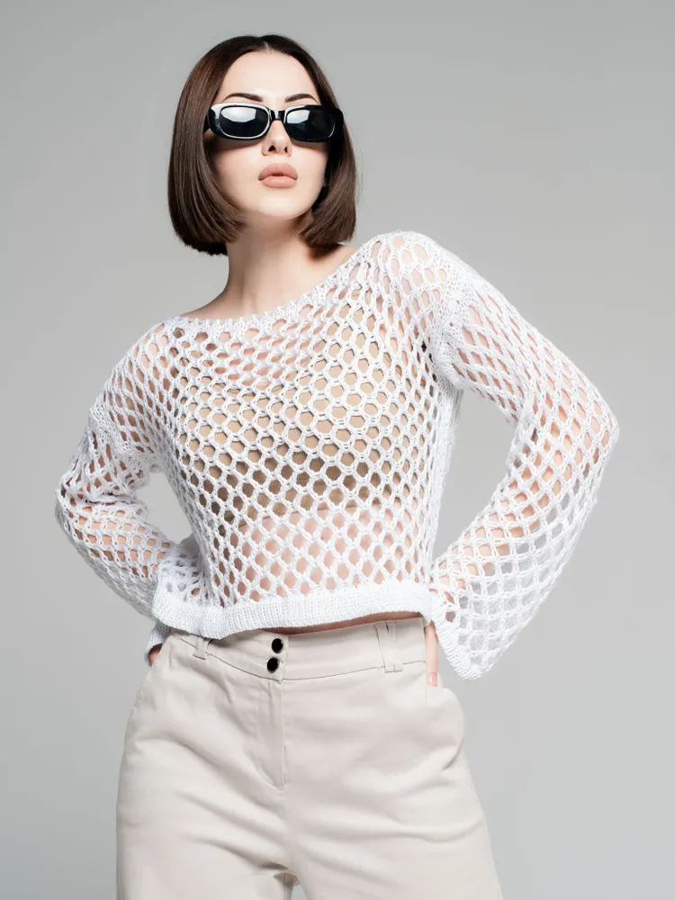 Лонгслив Horiv белый