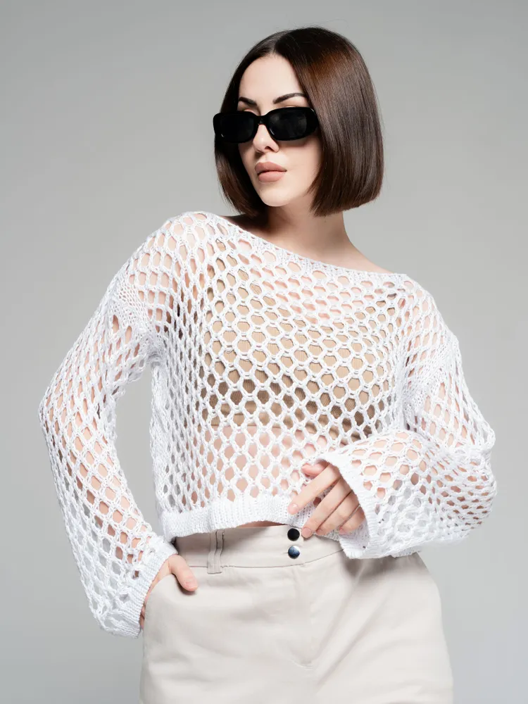 Лонгслив Horiv белый